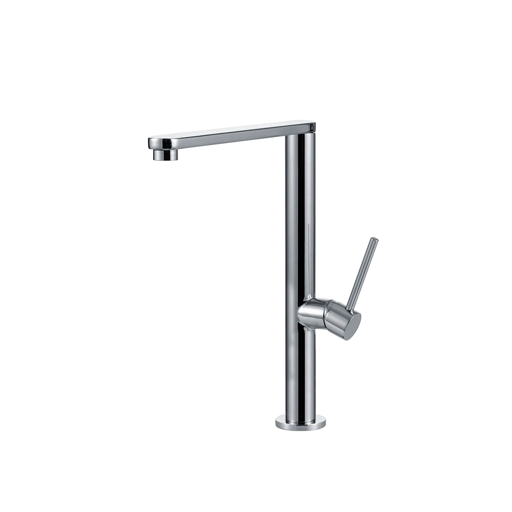 Torneira Para Cozinha Gourmet Misturador Monocomando Aço Inox 304 Miranda Pingoo.casa - Prata Cromado