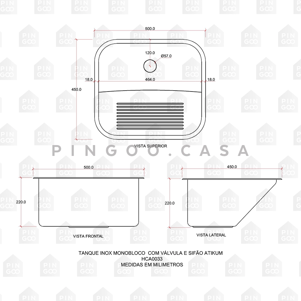 Kit Tanque Aço Inox Atikum e Cuba Para Cozinha Nawa Pingoo.casa Kit Tanque Aço Inox Atikum e Cuba Para Cozinha Nawa Pingoo.casa