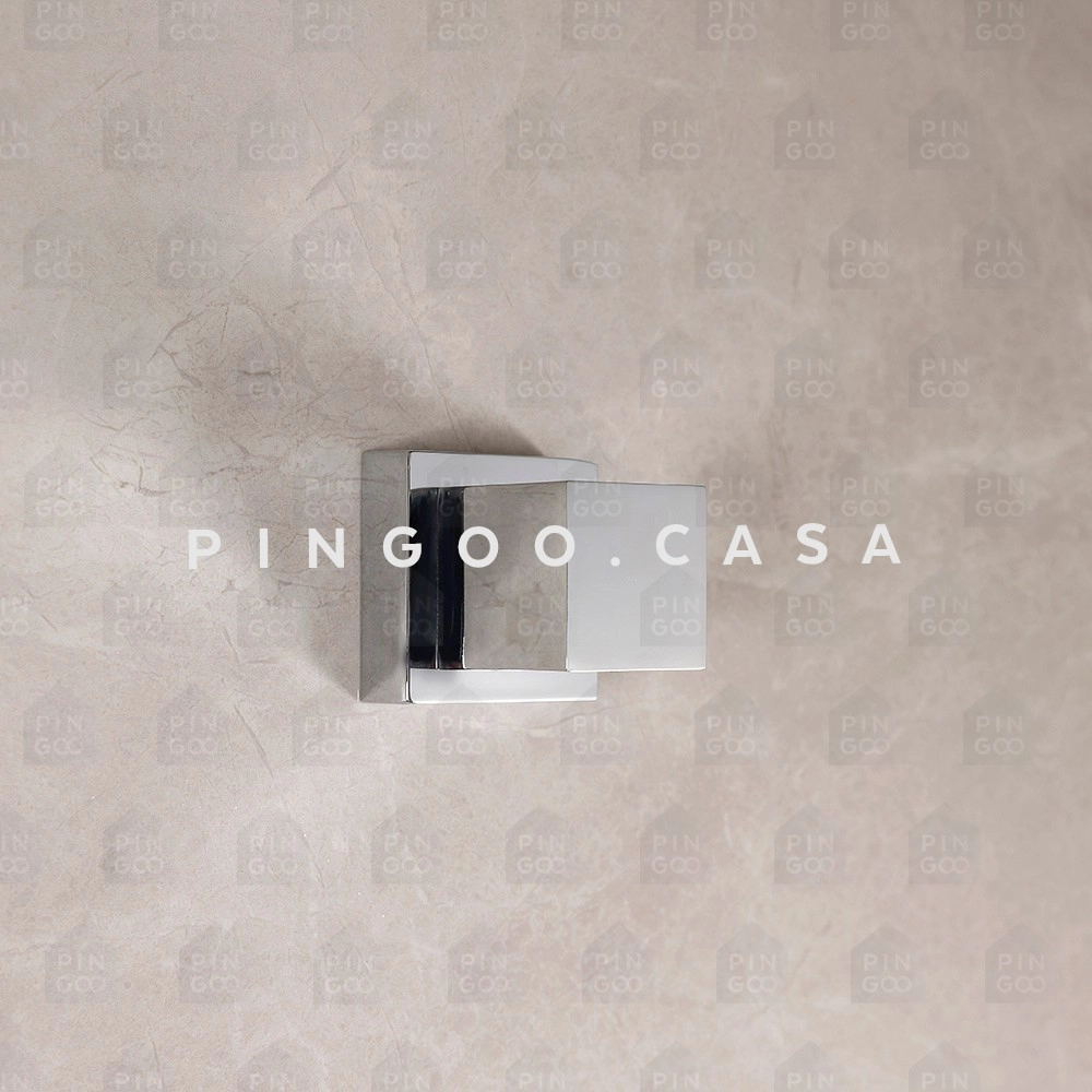 Kit Ducha Jacuí e Acabamento de Registro Pingoo.casa - Prata