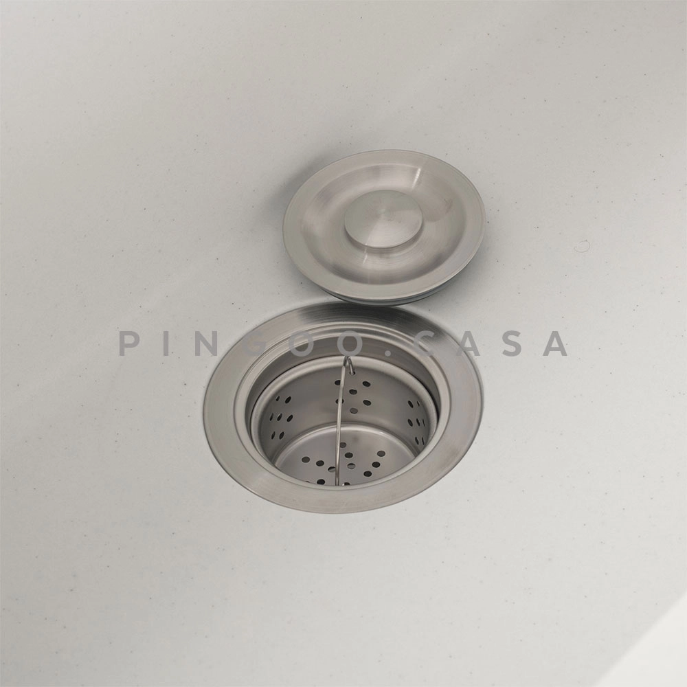 Cuba Para Cozinha Gourmet De Quartzo Com Acessórios Zoró Pingoo.casa - Branco Cuba Para Cozinha Gourmet De Quartzo Com Acessórios Zoró Pingoo.casa - Branco