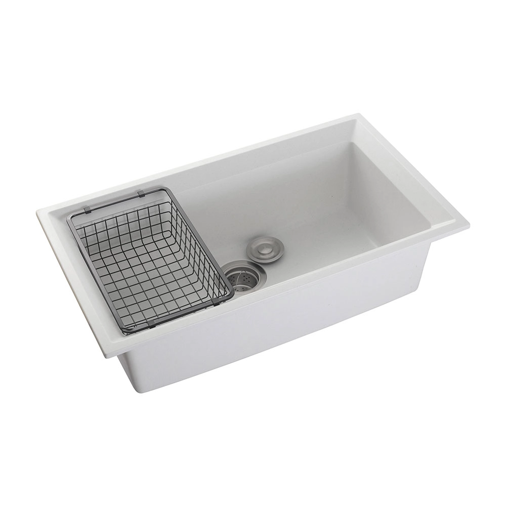 Cuba Para Cozinha Gourmet De Quartzo Com Acessórios Zoró Pingoo.casa - Branco Cuba Para Cozinha Gourmet De Quartzo Com Acessórios Zoró Pingoo.casa - Branco