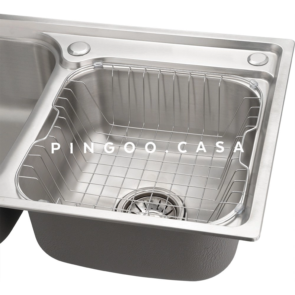 Cuba para Cozinha Pia Dupla com Acessórios Ticunas e Torneira Monocomando Gourmet Munim Preto Pingoo.casa Cuba para Cozinha Pia Dupla com Acessórios Ticunas e Torneira Monocomando Gourmet Munim Preto Pingoo.casa
