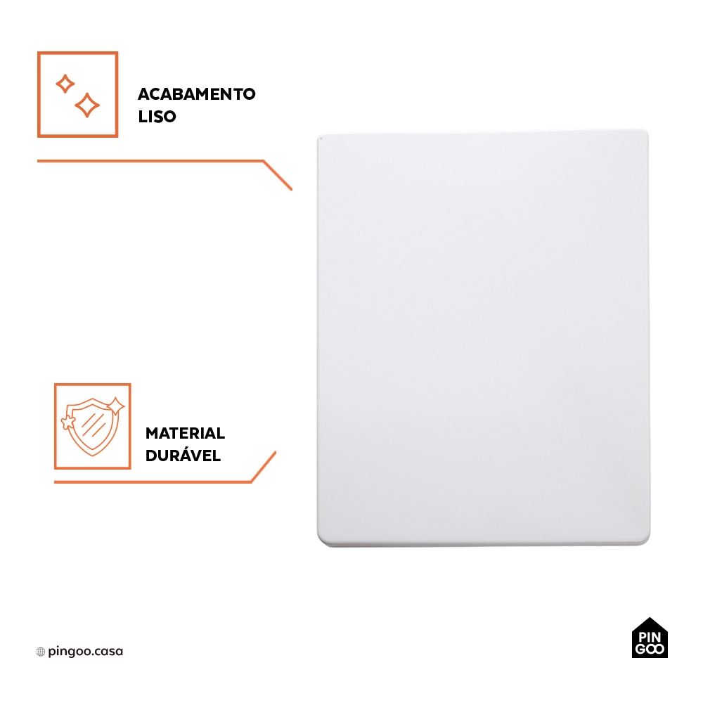 Assento Plástico com Soft Close para Vaso Sanitário Topázio - Branco
