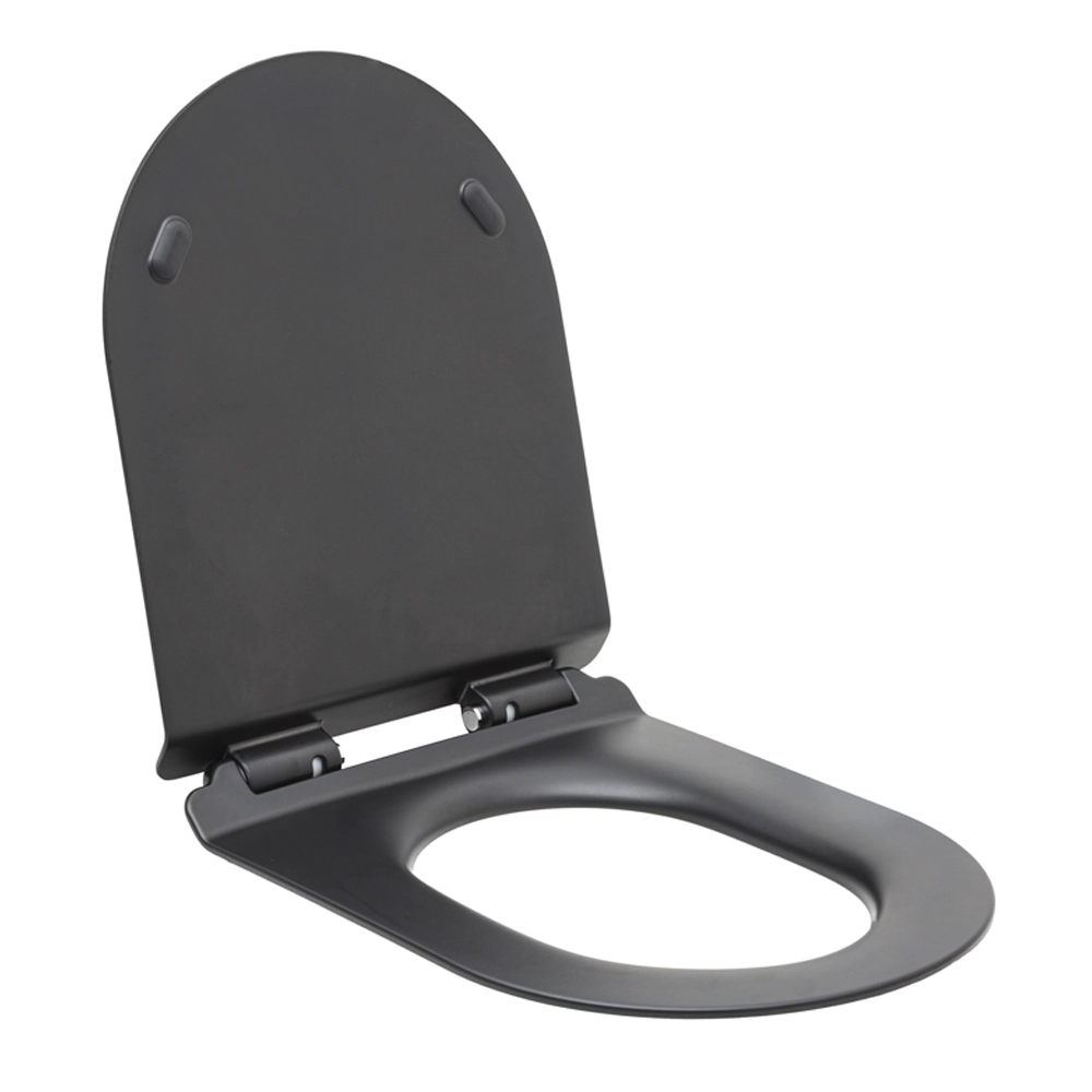 Assento Termofixo com Soft Close para Vaso Sanitário Amazonita - Preto