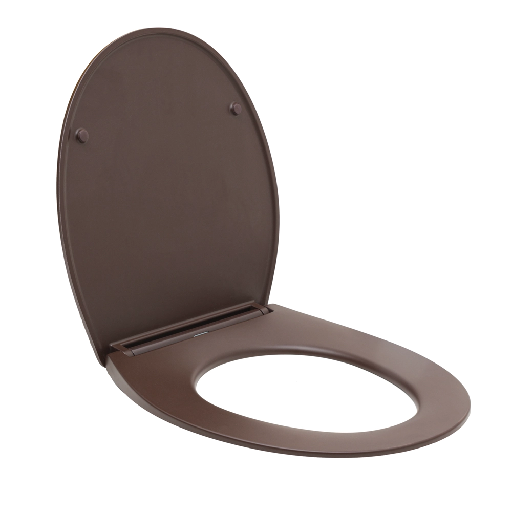 Assento Termofixo com Soft Close para Vaso Sanitário Aquarela - Marrom