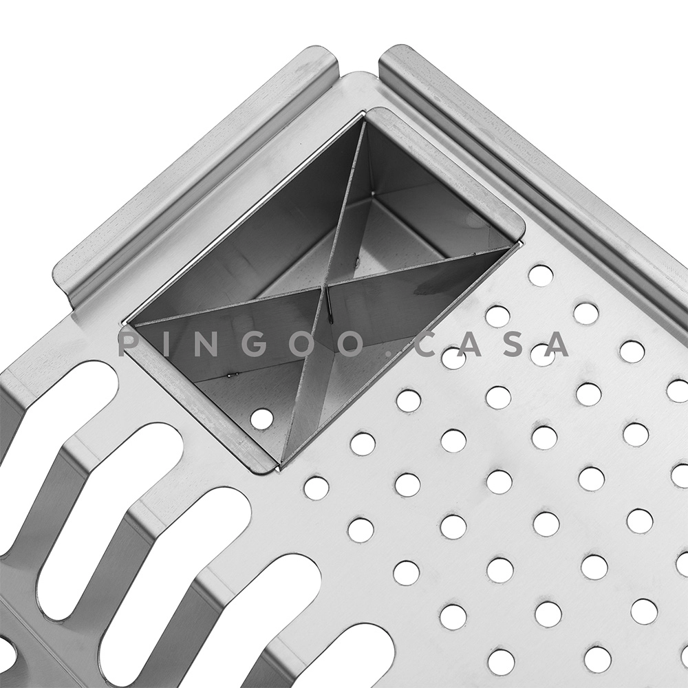 Cuba para Cozinha Gourmet com Escorredor e Tábua de Corte Awá Aço Inox 304 - Prata Cuba para Cozinha Gourmet com Escorredor e Tábua de Corte Awá Aço Inox 304 - Prata