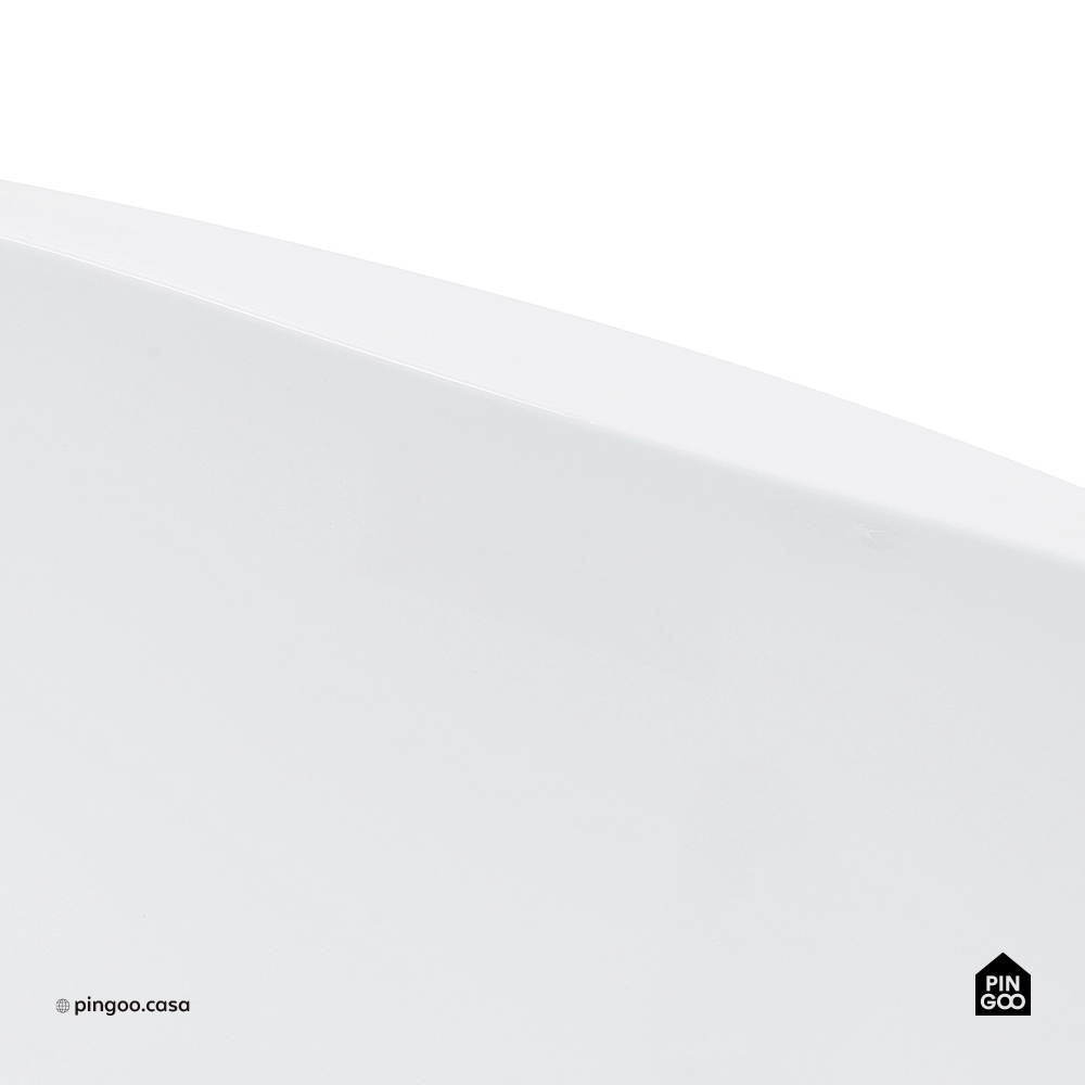 Banheira Freestanding Imersão Acrílico 170 cm Rubi Branco