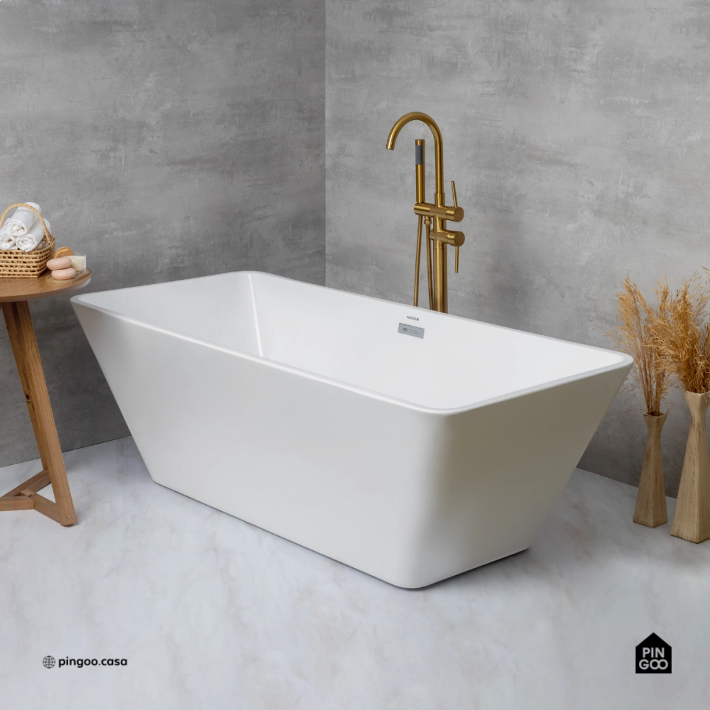 Banheira Freestanding Imersão Ametista Pingoo.casa - Branca