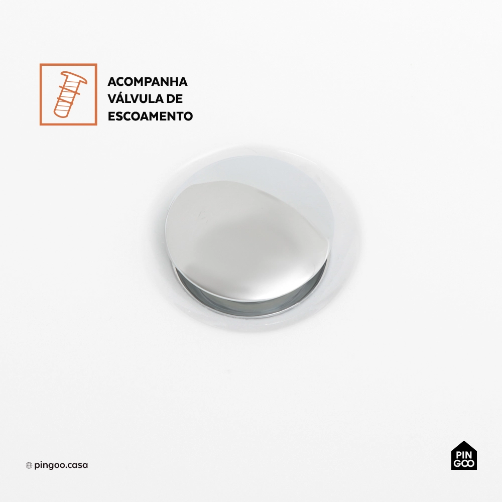 Banheira Freestanding Imersao 170 cm Ipameri Pingoo.casa - Branco