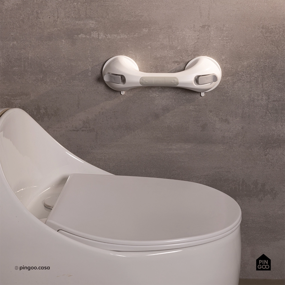 Barra de Apoio e Segurança com Ventosa 30 cm Jaru Pingoo.casa - Branco