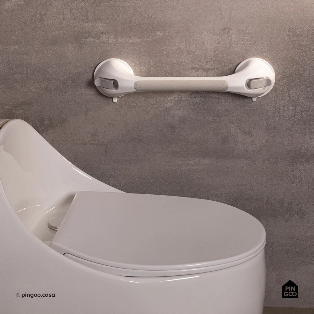 Barra de Apoio e Segurança com Ventosa 42 cm Jaru Pingoo.casa - Branco