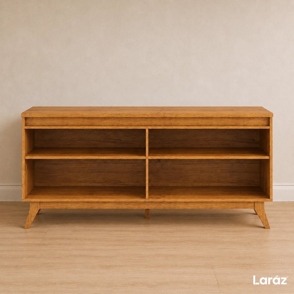 Buffet Aparador Nantes Laráz 4 Portas Off White para Sala de Jantar e Estar Buffet Aparador Nantes Laráz 4 Portas Off White para Sala de Jantar e Estar