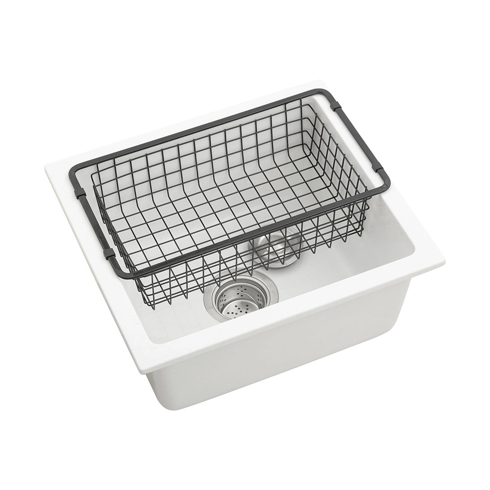 Cuba Gourmet para Cozinha com Acessórios Quartzo 40x44cm Macuxi Pingoo.casa - Branco Cuba Gourmet para Cozinha com Acessórios Quartzo 40x44cm Macuxi Pingoo.casa - Branco