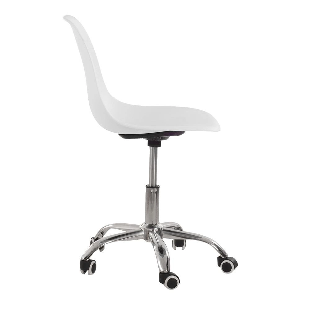 Cadeira com rodízios Eames Office escritório - Branco Cadeira com rodízios Eames Office escritório - Branco