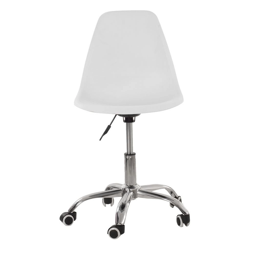 Cadeira com rodízios Eames Office escritório - Branco Cadeira com rodízios Eames Office escritório - Branco