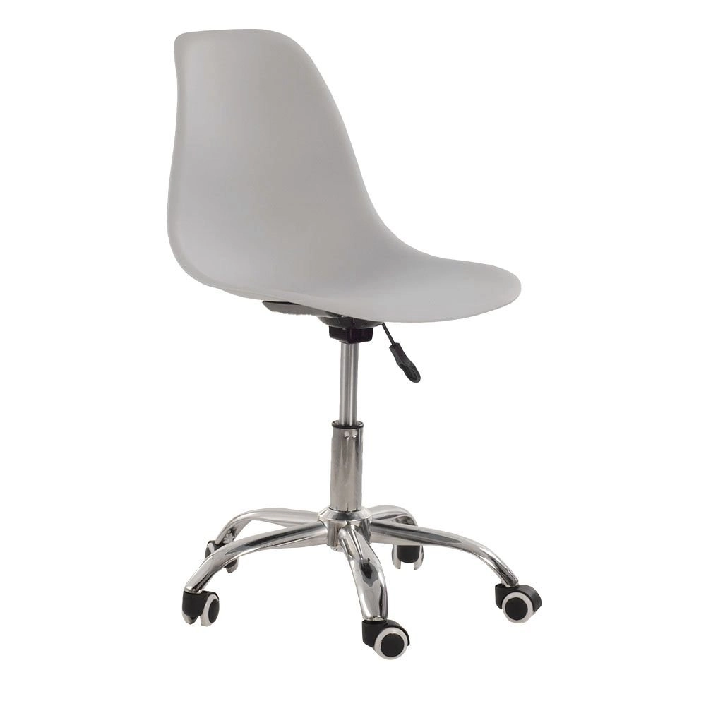 Cadeira com rodízios Eames Office escritório - Cinza claro Cadeira com rodízios Eames Office escritório - Cinza claro