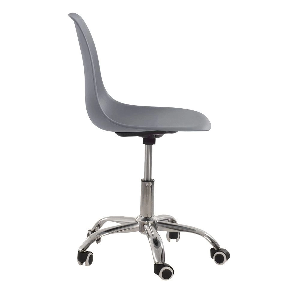 Cadeira com rodízios Eames Office escritório - Cinza escuro Cadeira com rodízios Eames Office escritório - Cinza escuro