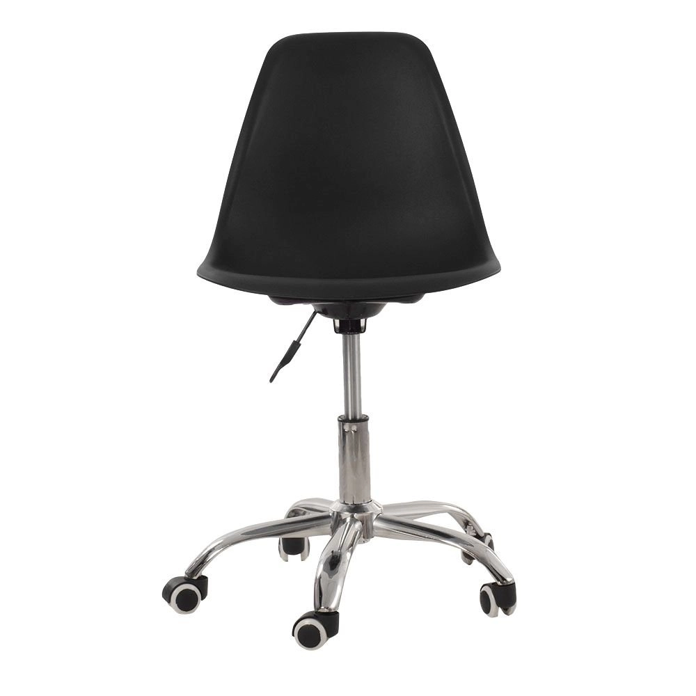 Cadeira com rodízios Eames Office escritório - Preto Cadeira com rodízios Eames Office escritório - Preto