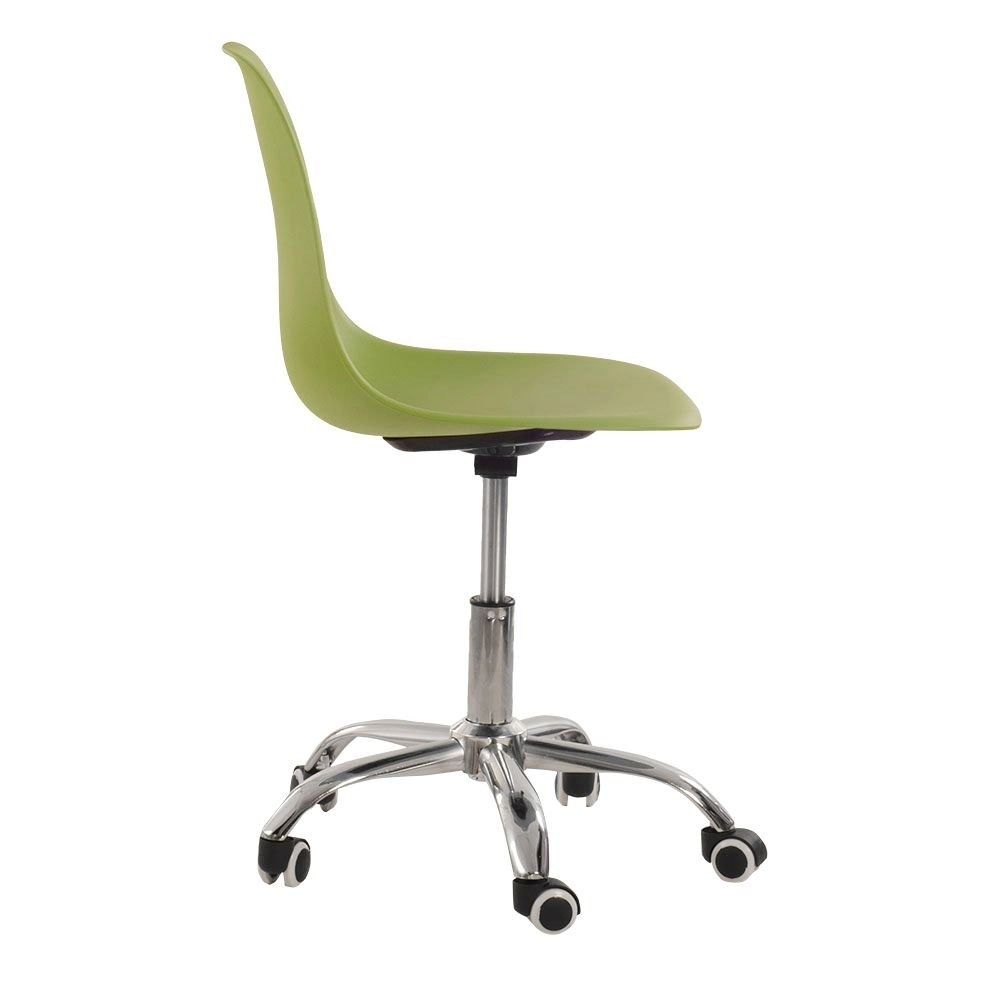 Cadeira com rodízios Eames Office escritório - Verde claro Cadeira com rodízios Eames Office escritório - Verde claro