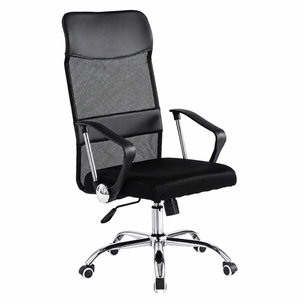 Cadeira de Escritório Presidente Dylan Mesh Ergonômica - Preta Cadeira de Escritório Presidente Dylan Mesh Ergonômica - Preta