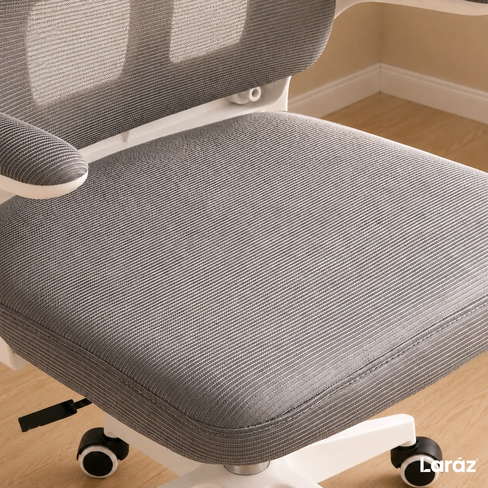 Cadeira de Escritório Presidente Genebra Mesh Ergonômica - Branco