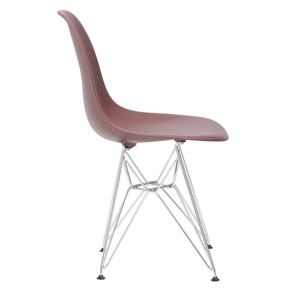 Cadeira de jantar Charles Eames Eiffel DKR em Polipropileno - Marrom Cadeira de jantar Charles Eames Eiffel DKR em Polipropileno - Marrom