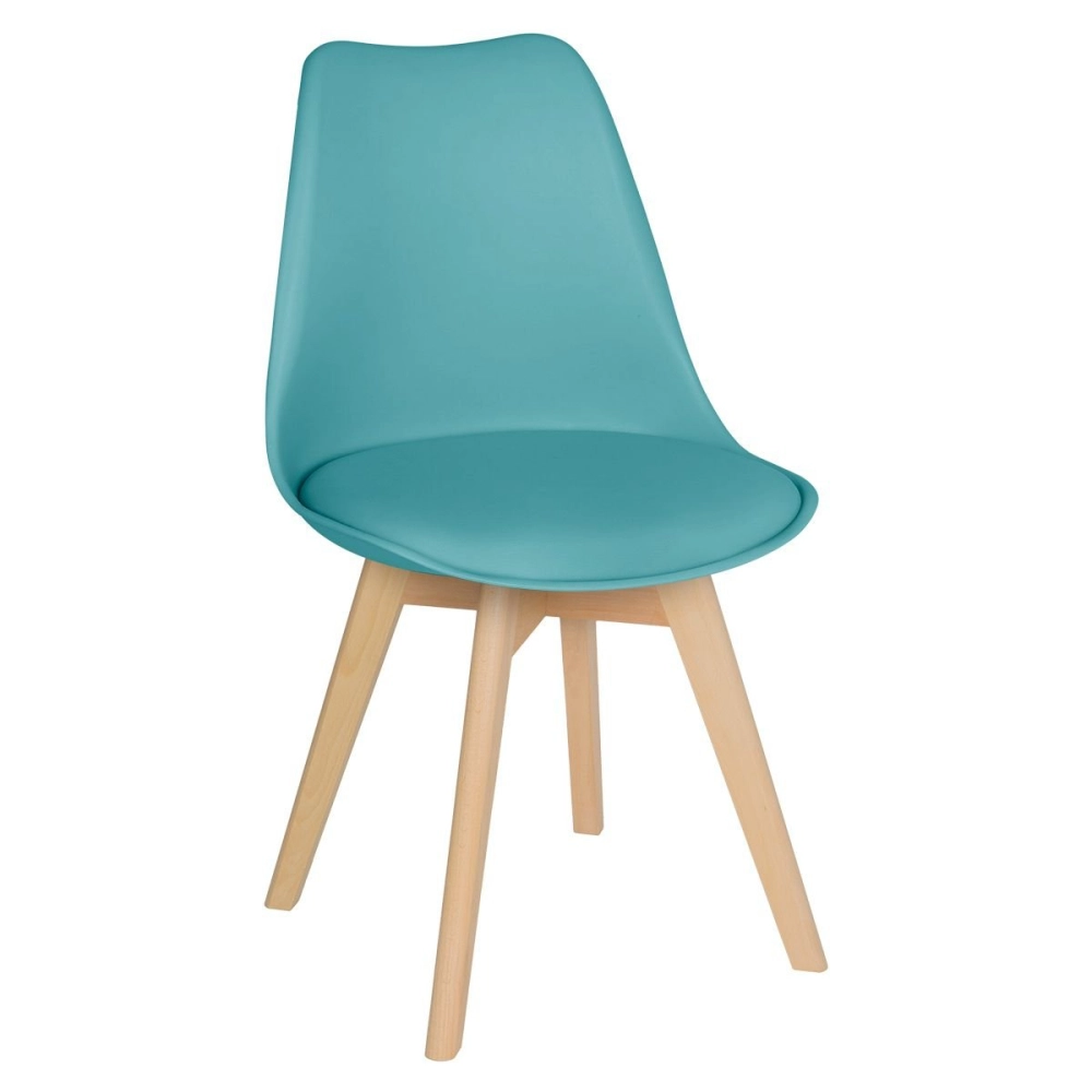 Cadeira de jantar Leda com assento estofado e design moderno - Tiffany Cadeira de jantar Leda com assento estofado e design moderno - Tiffany