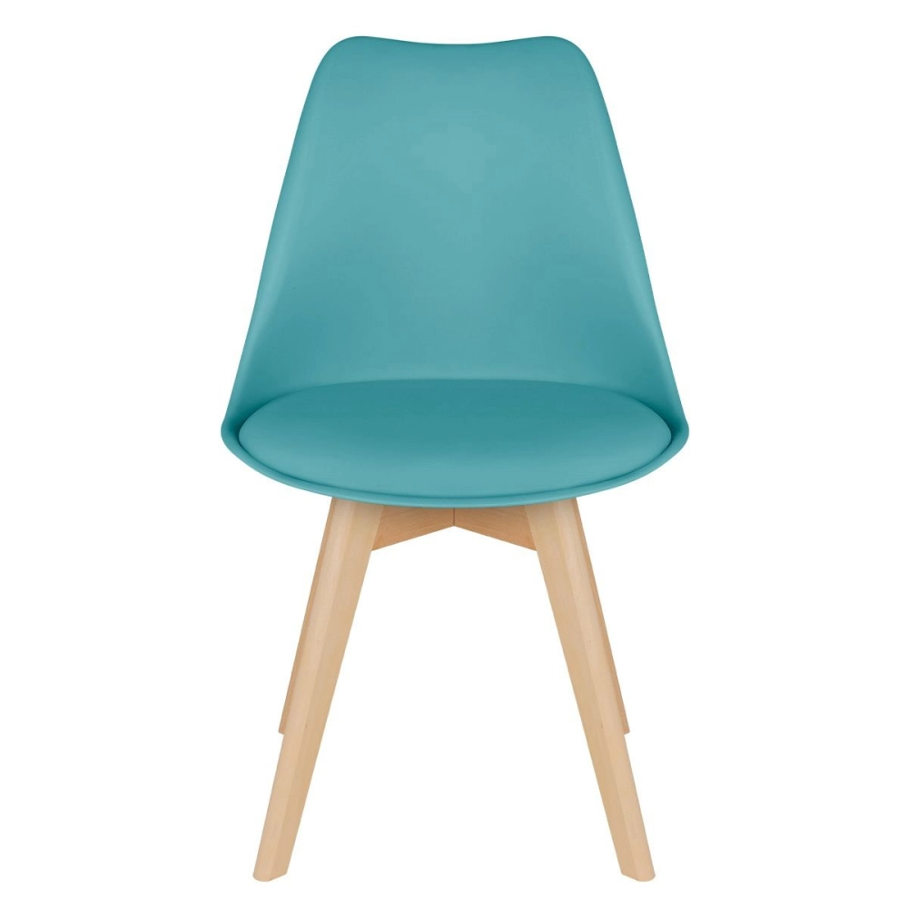 Cadeira de jantar Leda com assento estofado e design moderno - Tiffany Cadeira de jantar Leda com assento estofado e design moderno - Tiffany