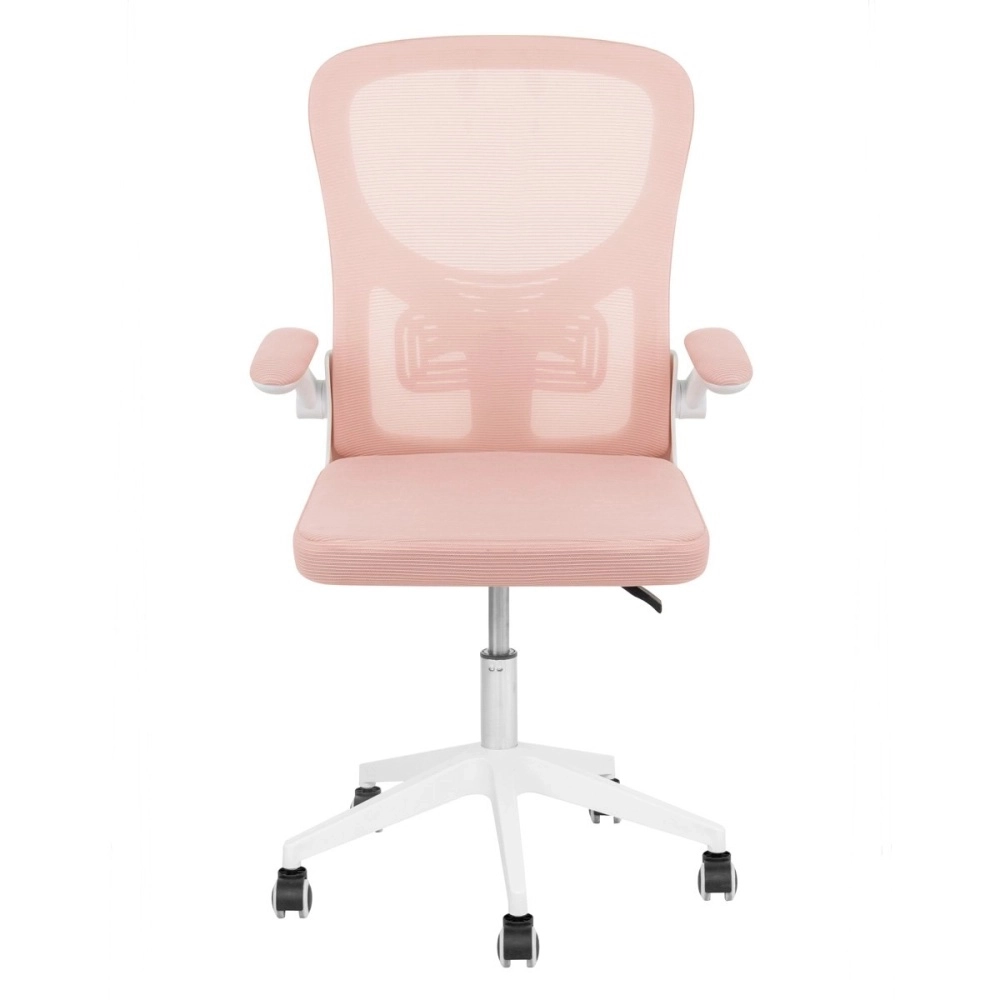 Cadeira escritório rodizio office Bytes - Rosa claro