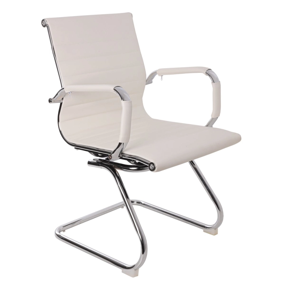 Cadeira para Escritório Esteirinha com Base Fixa - Branco Cadeira para Escritório Esteirinha com Base Fixa - Branco