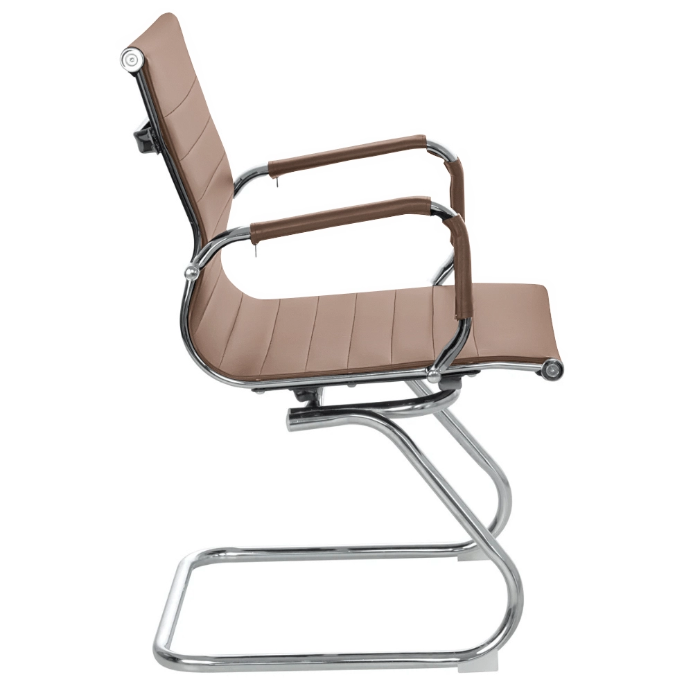 Cadeira para Escritório Esteirinha com Base Fixa - Nude