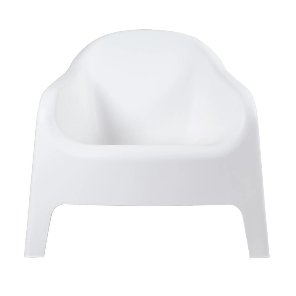 Cadeira poltrona para jardim varanda Skarpo - Branco Cadeira poltrona para jardim varanda Skarpo - Branco