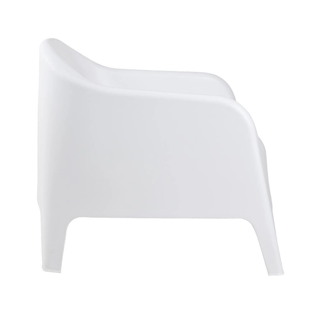 Cadeira poltrona para jardim varanda Skarpo - Branco Cadeira poltrona para jardim varanda Skarpo - Branco