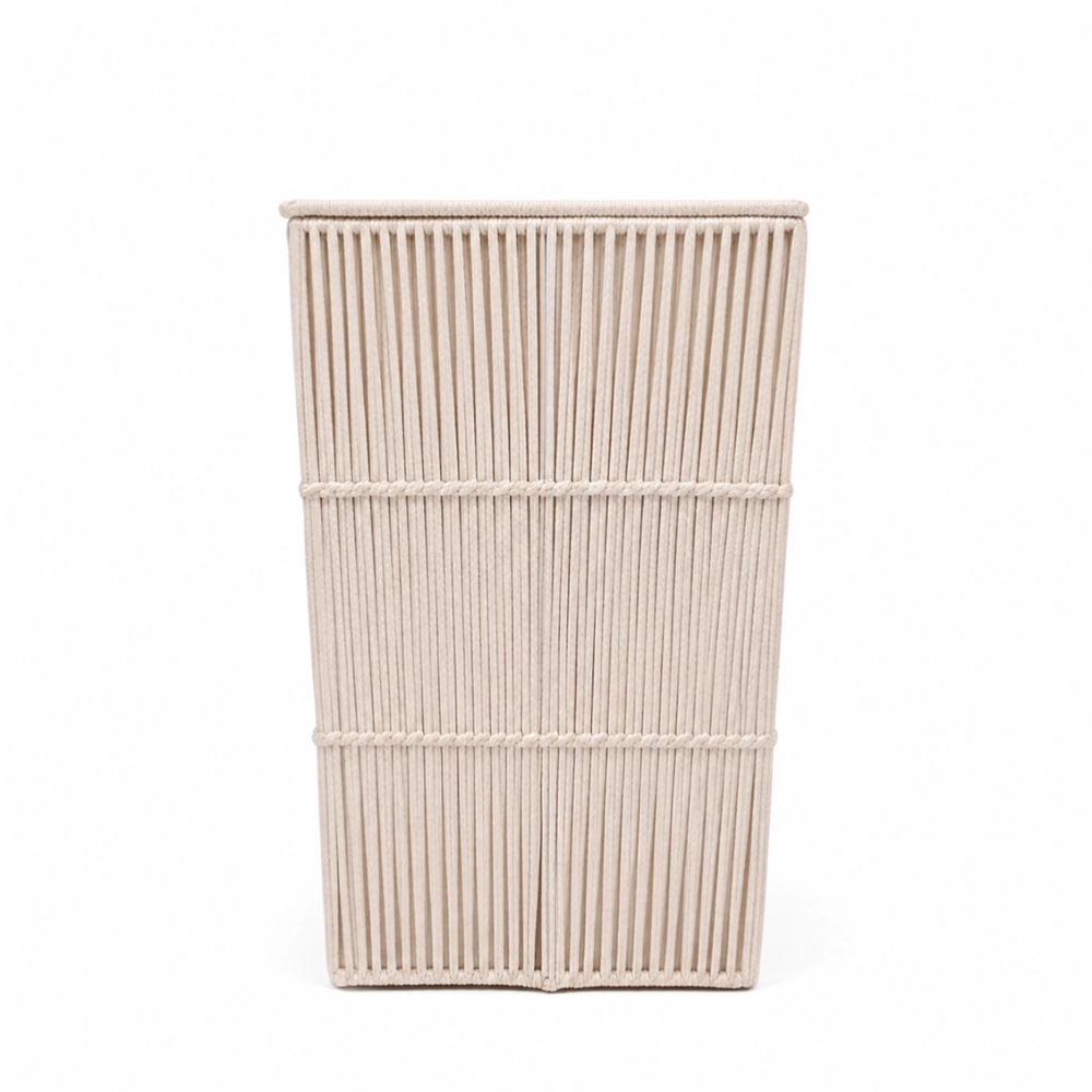Cesto de Roupa Ecocotton Branco - Mimo Style