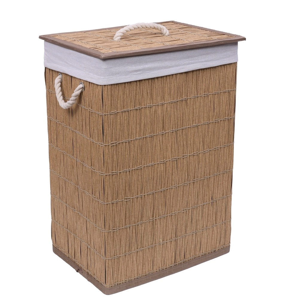 Cesto Ecobambu com Tampa - Mimo Style