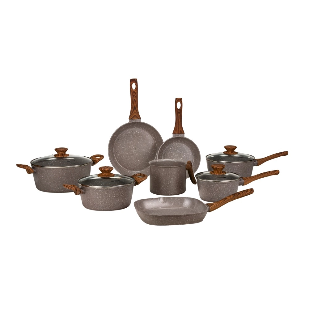 Conjunto de 8 Panelas Style Cook Grafito - Mimo Style