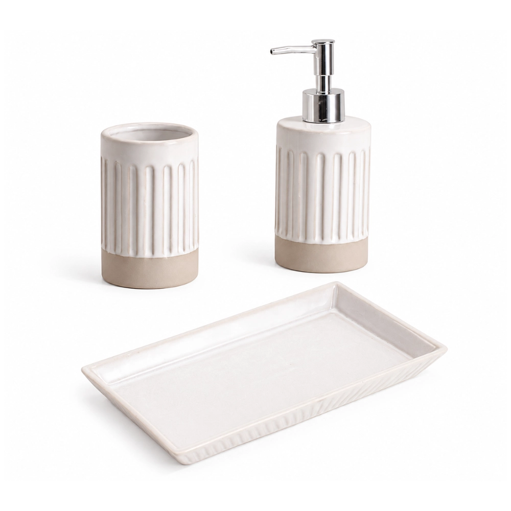 Conjunto para Bancada de Banheiro 3 Peças Grecian - Mimo Style