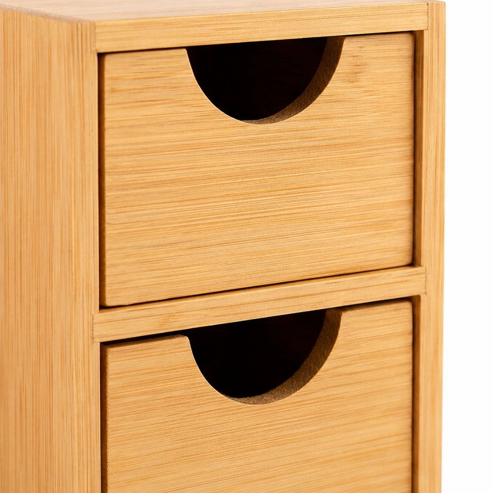 Conjunto para Banheiro 5 Peças Cera e Bambu - Mimo Style Conjunto para Banheiro 5 Peças Cera e Bambu - Mimo Style