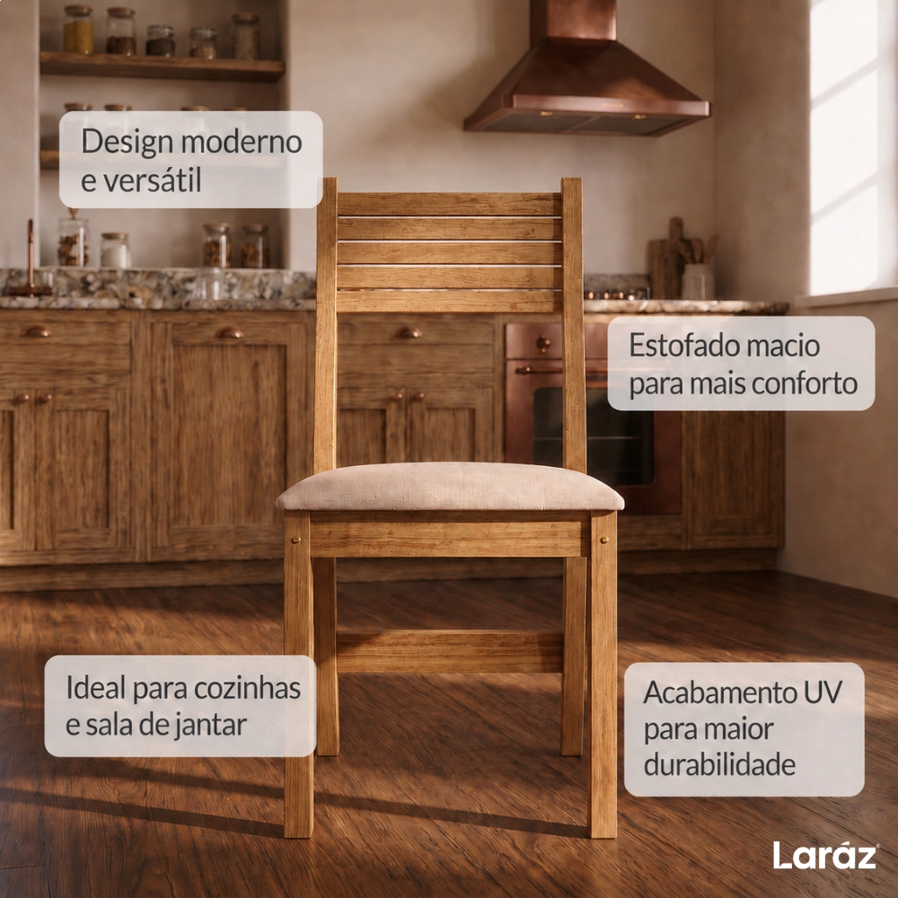 Conjunto Sala de Jantar Mesa Quadrada Marselha com 4 Cadeiras Estofadas Nice Laráz Conjunto Sala de Jantar Mesa Quadrada Marselha com 4 Cadeiras Estofadas Nice Laráz