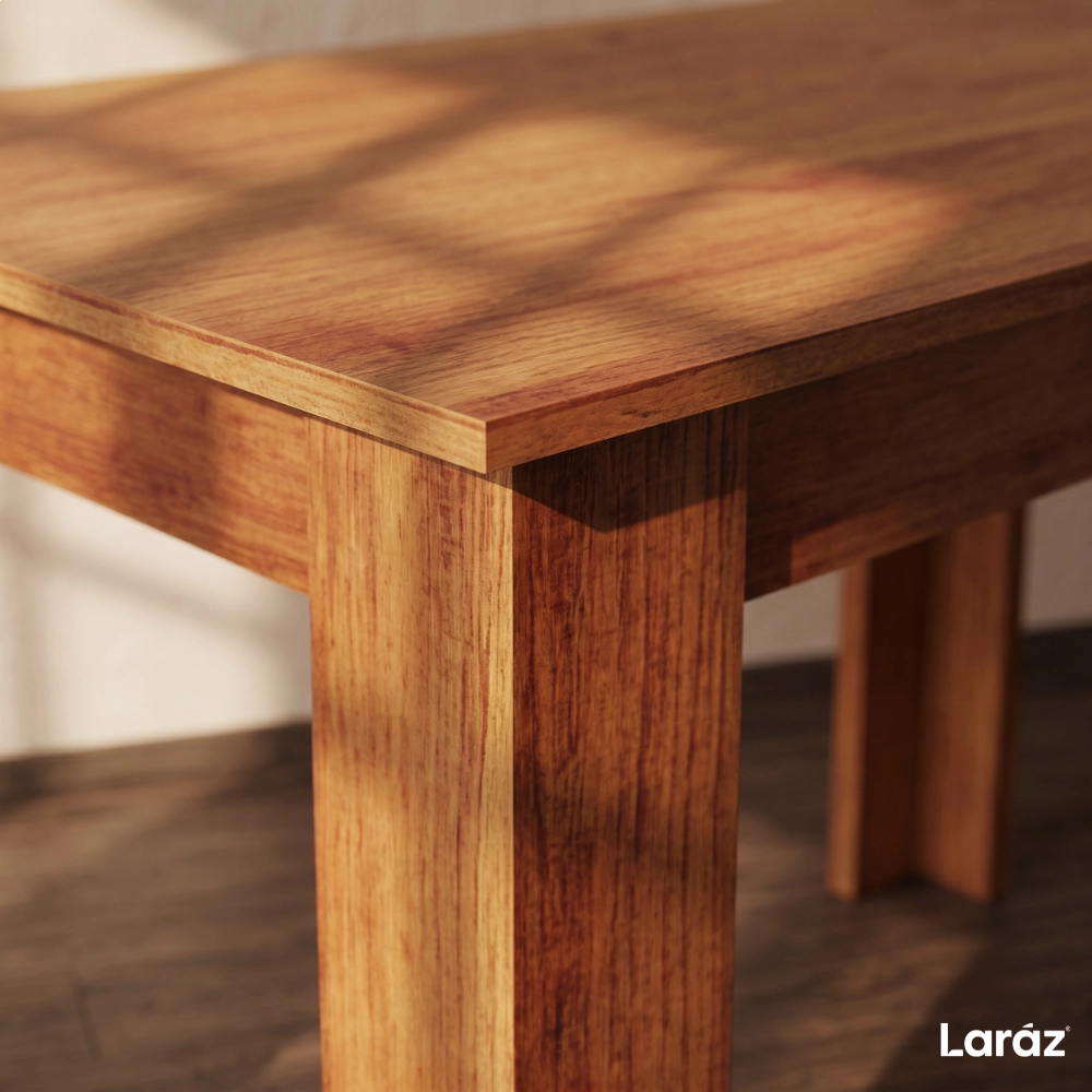 Conjunto Sala de Jantar Mesa Retangular León com 4 Cadeiras Estofadas Nice Laráz Conjunto Sala de Jantar Mesa Retangular León com 4 Cadeiras Estofadas Nice Laráz