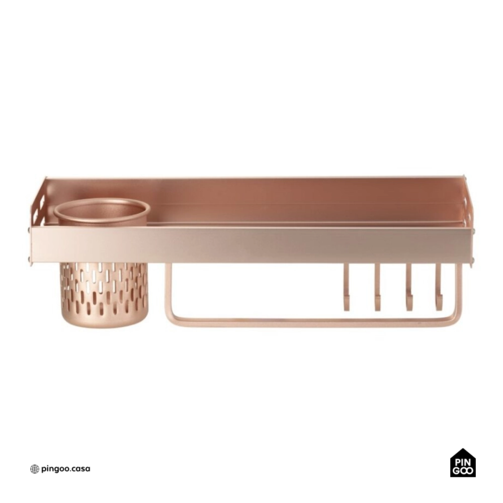 Cozinha Suspensa Gourmet Canário Pingoo.casa - Dourado Rose Cozinha Suspensa Gourmet Canário Pingoo.casa - Dourado Rose