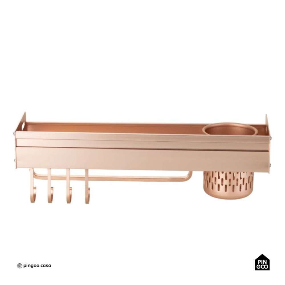 Cozinha Suspensa Gourmet Canário Pingoo.casa - Dourado Rose Cozinha Suspensa Gourmet Canário Pingoo.casa - Dourado Rose