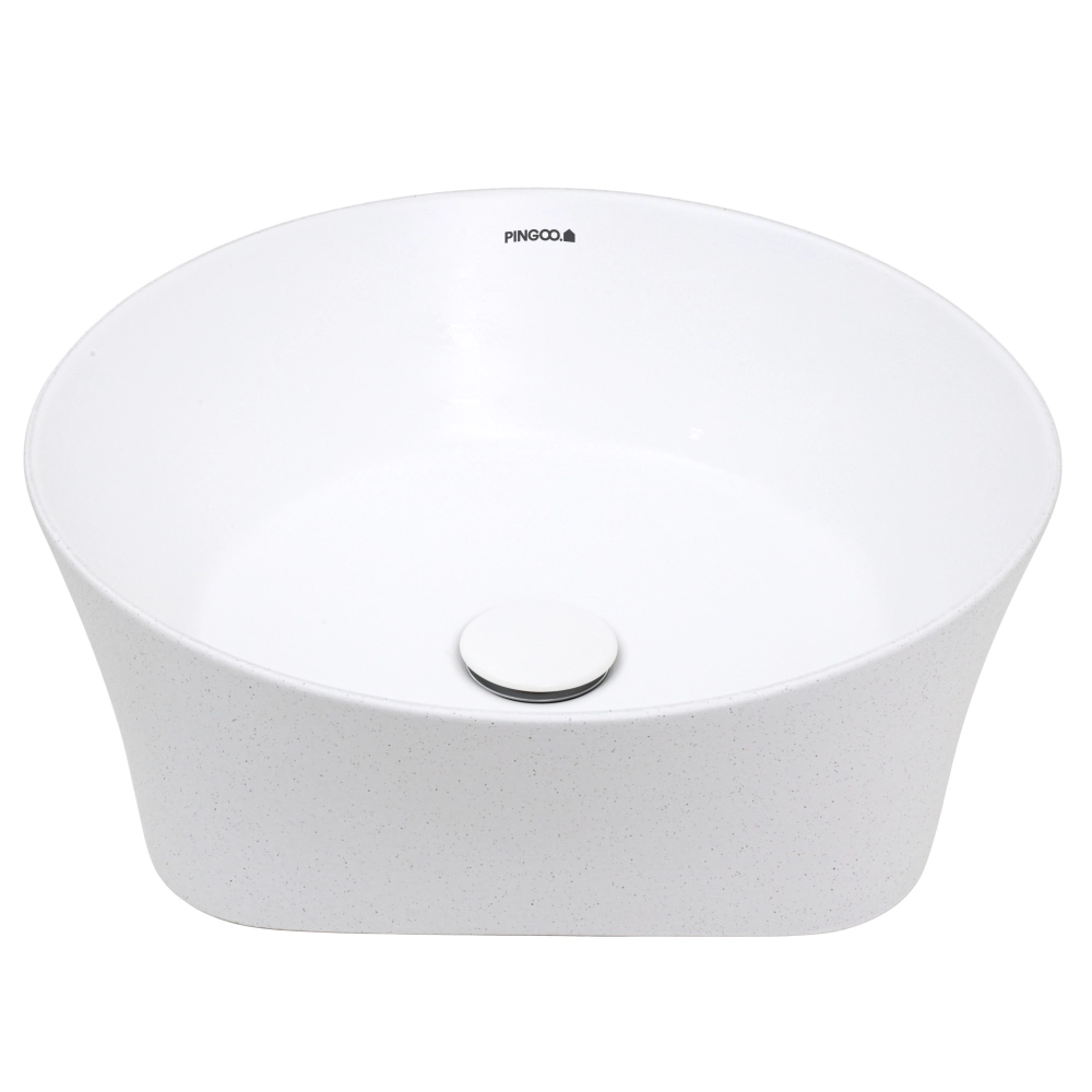 Cuba de Apoio para Banheiro Oval Louça Cerâmica Urban - Branco Cuba de Apoio para Banheiro Oval Louça Cerâmica Urban - Branco