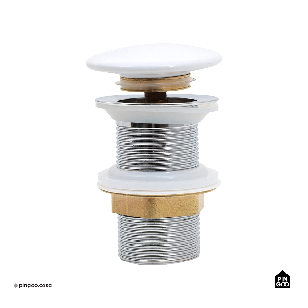 Cuba de Apoio para Banheiro Quadrada Louça Cerâmica Lazulita Pingoo.casa - Branco