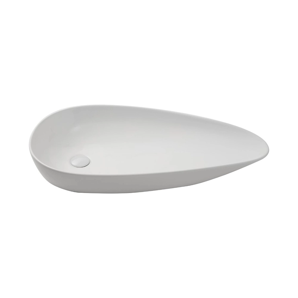 Cuba de Apoio Slim para Banheiro Louça Cerâmica Gota - Branco Cuba de Apoio Slim para Banheiro Louça Cerâmica Gota - Branco