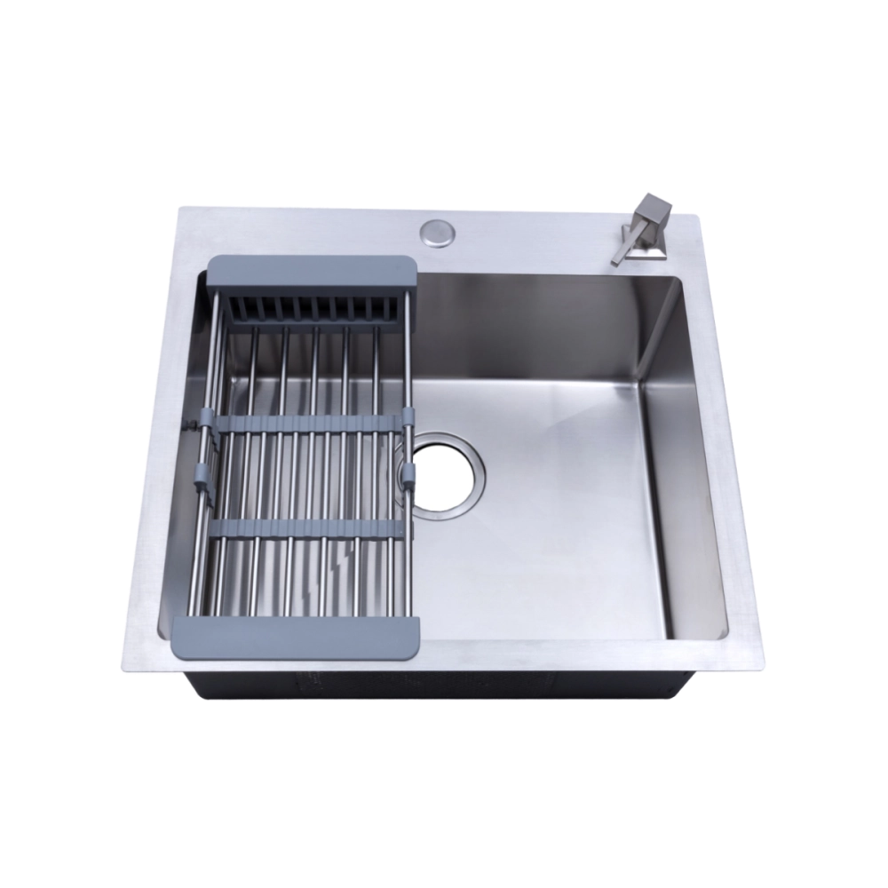 Cuba Gourmet para Cozinha Aço Inox 304 55x51cm Corubos Prata