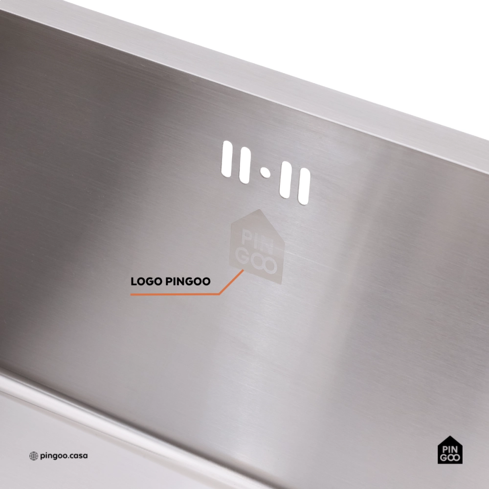 Cuba Gourmet para Cozinha Aço Inox 304 58x45cm Terena Prata