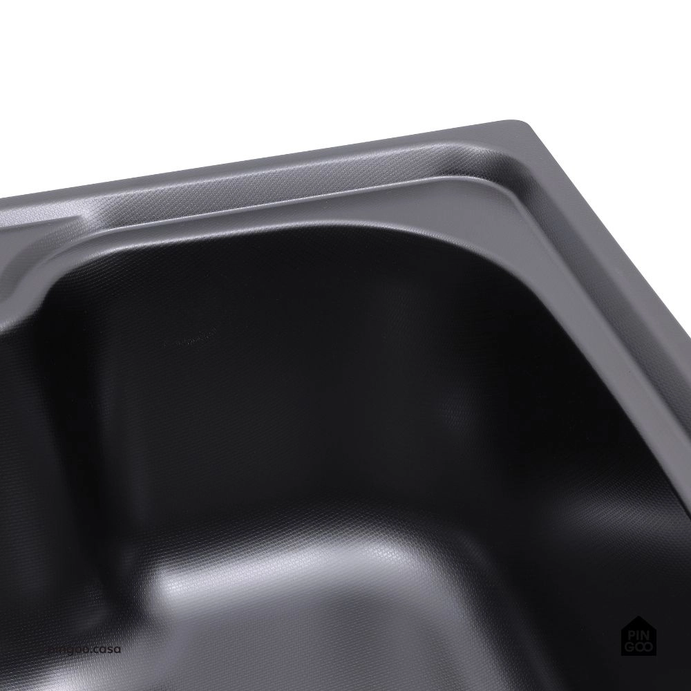 Cuba Gourmet para Cozinha com Acessórios Aço Inox 201 Texturizado 42x60cm Preto Carajás