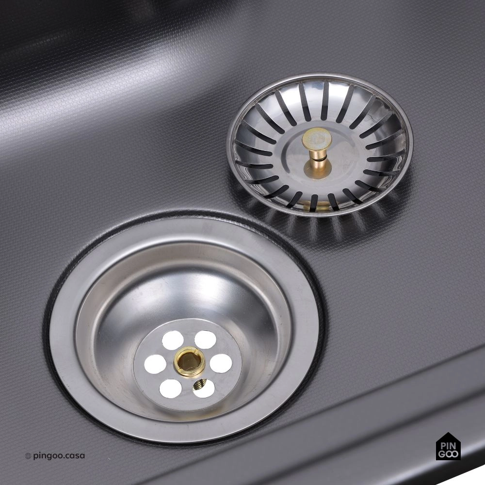 Cuba Gourmet para Cozinha com Acessórios Aço Inox 201 Texturizado 42x60cm Preto Carajás