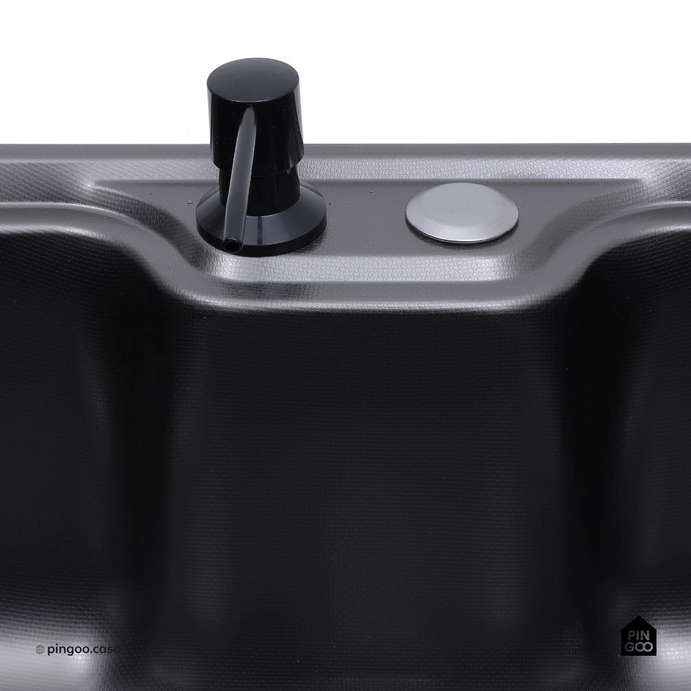 Cuba Gourmet para Cozinha com Acessórios Aço Inox 201 Texturizado 42x60cm Preto Carajás